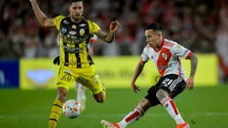 Esequiel Barco em ação pelo River na Libertadores, contra o Deportivo Táchira (Foto: Marcelo Endelli/Getty Images)