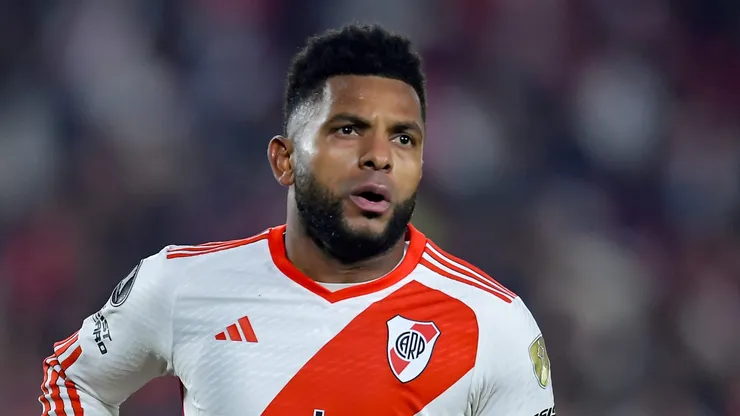 Miguel Borja, atacante colombiano do River Plate - Foto: Marcelo Endelli/Getty Images