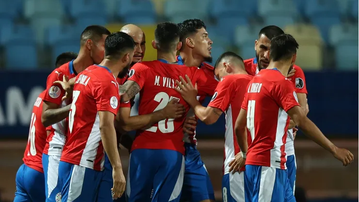 Elenco da Seleção Paraguaia - Foto: Alexandre Schneider/Getty Images