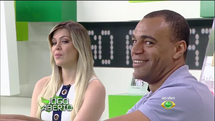 Denílson provocou Renata Fan após chegada de Maurício ao Palmeiras - Foto: Reprodução/Band