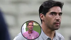 Caio Ribeiro reconheceu que Abel teve noite infeliz em Fortaleza - Fotos: Reprodução/Globo e César Greco/Ag. Palmeiras