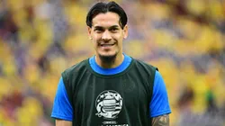Gustavo Gómez em aquecimento na Copa América 2024. Foto: Logan Riely/Getty Images.