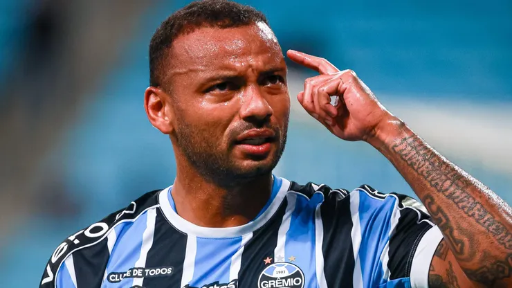 JP Galvão durante partida contra o São José, na Arena do Grêmio, pelo Campeonato Gaúcho, no dia 24/01/2024.