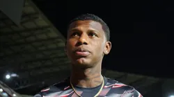 Arboleda em ação com a camisa do SPFC, contra o Inter. Foto: Leonardo Hubbe/AGIF