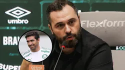 Presidente do Fluminense, Mário Bittencourt, deixou claro que, se pudesse, contrataria Abel Ferreira - Fotos: Lucas Merçon/FFC e Cesar Greco/SEP