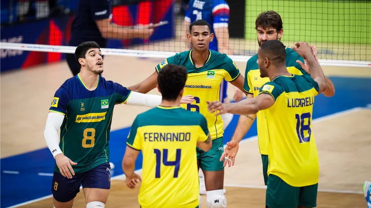 Seleção Brasileira de vôlei masculino conhecerá os seus adversários em Paris. Foto: FIVB