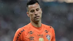 Fábio durante partida entre Fluminense e Flamengo, no Maracanã, pelo Campeonato Carioca, no dia 09/03/2024.