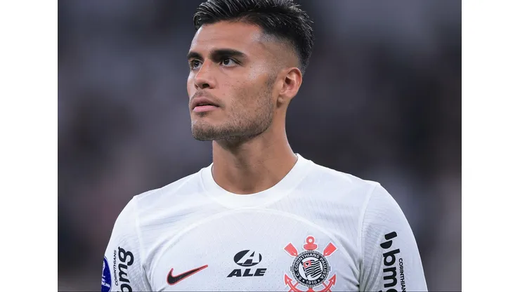 Fausto Vera durante partida entre Corinthians e Nacional-PAR, na Neo Química Arena, pela Copa Sul-Americana, no dia 09/04/2024.