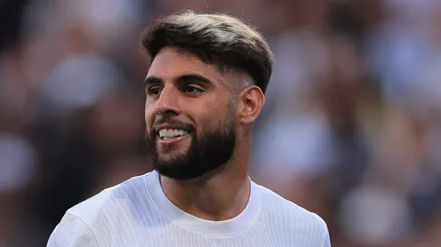 SP - SAO PAULO - 16/06/2024 - BRASILEIRO A 2024, CORINTHIANS X SAO PAULO - Yuri Alberto jogador do Corinthians durante partida contra o Sao Paulo no estadio Arena Corinthians pelo campeonato Brasileiro A 2024.