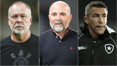 Técnicos que podem treinar o Fluminense. Foto: Gabriel Machado/Gil Gomes/Jorge Rodrigues/AGIF