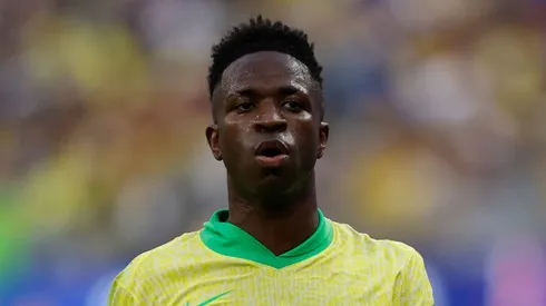 Vinícius Júnior pela Seleção Brasileira na Copa América. Foto: Buda Mendes/Getty Images