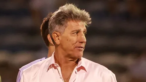 Renato Portaluppi, técnico do Grêmio, após a partida contra o Esportivo, no estádio Montanha dos Vinhedos, em Bento Gonçalves, pelo Campeonato Gaúcho 2023. Foto: Luiz Erbes/AGIF