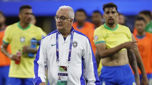 Elenco da Seleção Brasileira após o empate contra a Costa Rica pela Copa América (Foto: Buda Mendes/Getty Images)