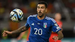 Zaccagni em partida pela Itália (Foto: Claudio Villa/Getty Images)