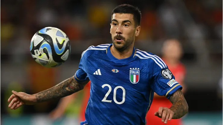 Zaccagni em partida pela Itália (Foto: Claudio Villa/Getty Images)