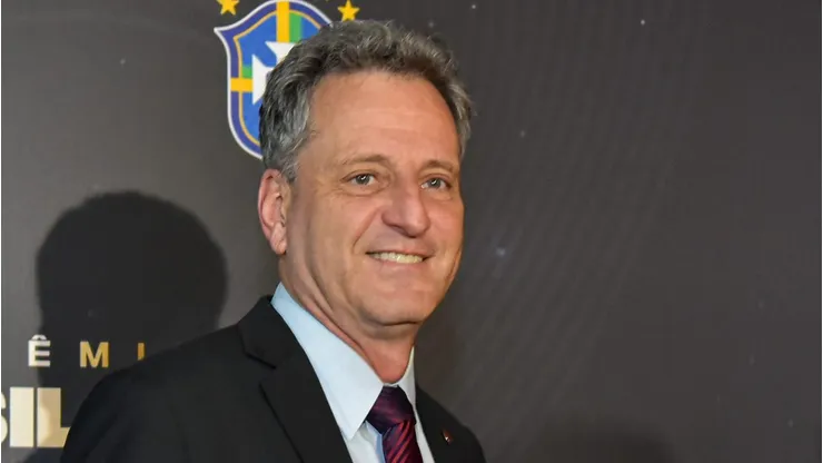 RJ - Rio de Janeiro - Premio Brasileirao - Rodolfo Landim presidente do Flamengo, durante a cerimonia de entrega do Premio Brasileirao 2019, promovida pela CBF, para premiar os melhores de cada posicao do Campeonato Brasileiro 2019, realizado no Armazem 2, Centro do Rio de Janeiro.