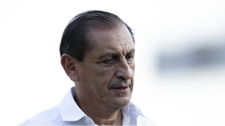 RJ - RIO DE JANEIRO - 27/04/2024 - BRASILEIRO A 2024, VASCO X CRICIUMA - Ramon Diaz tecnico do Vasco durante partida contra o Criciuma no estadio Sao Januario pelo campeonato Brasileiro A 2024.