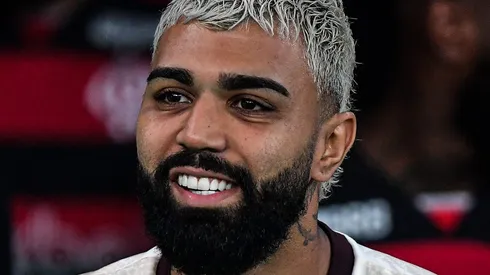 Gabigol durante aquecimento antes da partida entre Flamengo e Amazonas, no Maracanã, pela Copa Do Brasil, no dia 01/05/2024.