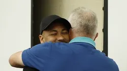 Neymar e Dorival Jr., craque e treinador brasileiros - Foto: Rafael Ribeiro/CBF