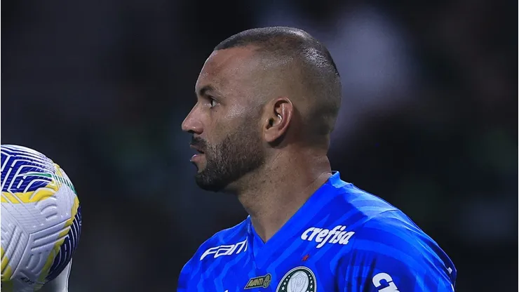Weverton foi fundamental na vitória do Palmeiras sobre o Criciúma. Foto: Ettore Chiereguini/AGIF