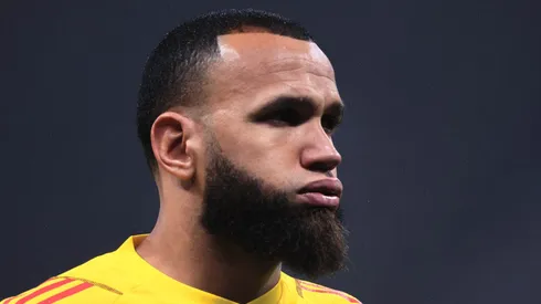 Everson, goleiro do Atlético-MG, durante partida contra o Corinthians no estádio Arena Corinthians pela Copa do Brasil 2023. Foto: Ettore Chiereguini/AGIF