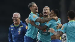 Atletas se divertem no treino da Seleção Brasileira. Foto: Rafael Ribeiro / CBF