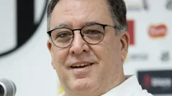 Teixeira durante coletiva concedida na quinta-feira (21). Foto: Reinaldo Campos/AGIF