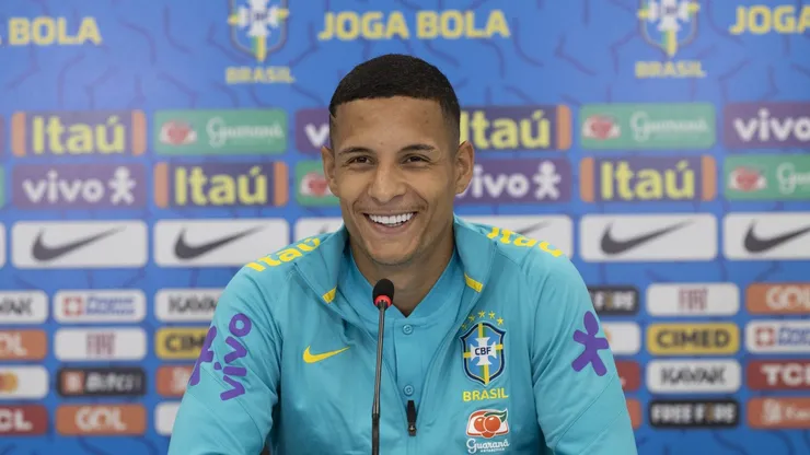 Guilherme Arana, lateral-esquerdo da Seleção Brasileira - Foto: Lucas Figueiredo/CBF