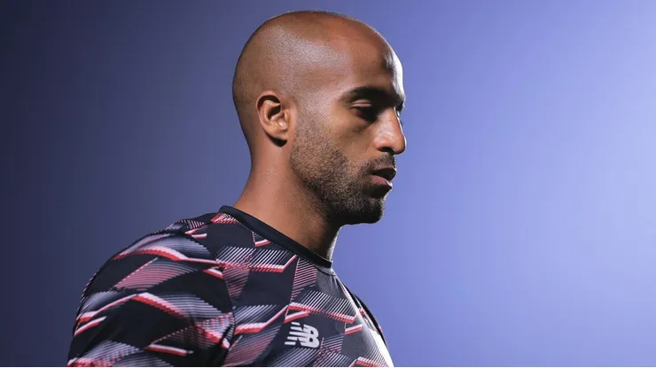 Lucas Moura durante partida entre São Paulo e Cuiabá, no Morumbis, pelo Campeonato Brasileiro, no dia 19/06/2024.