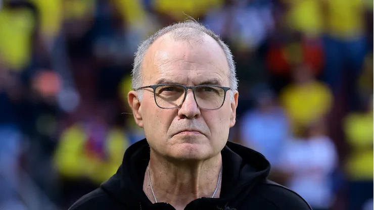 Marcelo Bielsa pela Seleção Uruguai em partida das Eliminatórias para Copa do Mundo de 2026 (Foto: Franklin Jacome/Getty Images)