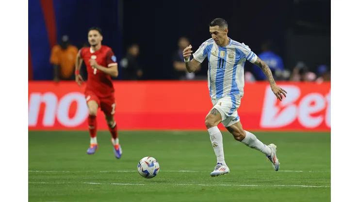 Di Maria na Copa América. (Foto de Alex Slitz/Getty Images)