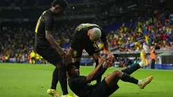Vini Jr e Rodrygo antes da Copa América. (Foto de Alex Caparros/Getty Images)
