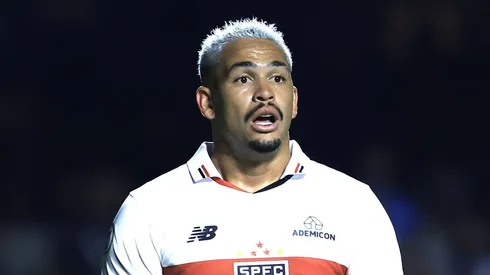 Luciano durante a última partida do SPFC. Foto: Marcello Zambrana/AGIF