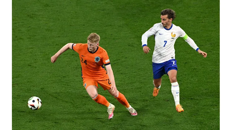 França e Holanda pela Eurocopa 2024. (Foto de Shaun Botterill/Getty Images)