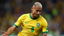 Richarlison em jogo da Seleção Brasileira. Buda Mendes/Getty Images.