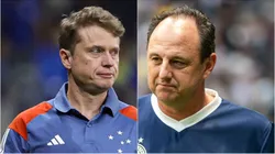 Seabra do Cruzeiro e Ceni do Bahia. Foto: Fernando Moreno/Gilson Lobo/AGIF