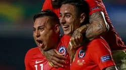Peru x Chile na Copa América. Foto: Alessandra Cabral/Getty Images