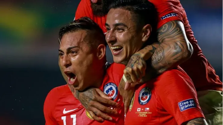 Peru x Chile na Copa América. Foto: Alessandra Cabral/Getty Images
