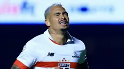 Luciano em partida do Campeonato Brasileiro entre São Paulo x Cuiabá