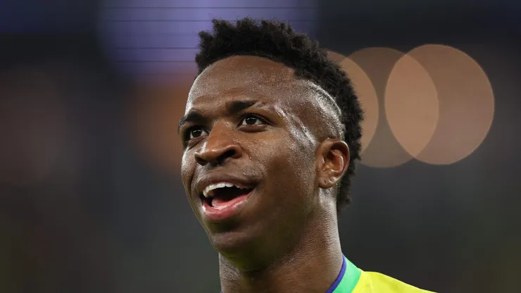 Vinicius Junior em partida da Copa do Mundo (Foto: Clive Brunskill/Getty Images)
