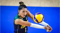 Nyeme, um dos destaques do Brasil na VNL. Foto: FIVB