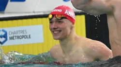 Rafael Fente-Damers, nadador que deslocou ombro ao comemorar vaga nos Jogos Olímpicos - Foto: Instagram @ffnatation