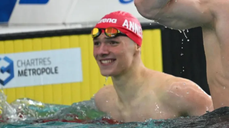 Rafael Fente-Damers, nadador que deslocou ombro ao comemorar vaga nos Jogos Olímpicos - Foto: Instagram @ffnatation