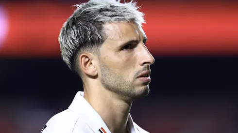 Calleri durante partida entre São Paulo e Cruzeiro, no Morumbis, pelo Campeonato Brasileiro, no dia 02/06/2024.