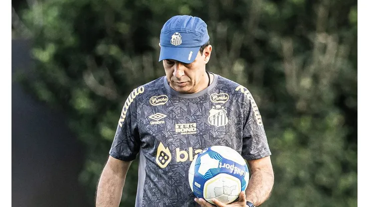 Carille está em xeque, mas tem motivos para voto de confiança - Fotos: Raul Baretta/ Santos FC.