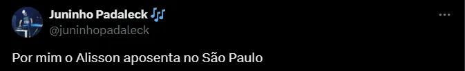 Torcedor do São Paulo. Foto: Reprodução/ Twitter