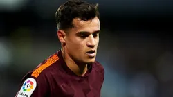 Philippe Coutinho durante partida entre Malaga e Barcelona, no Estádio La Rosaleda, pela La Liga, no dia 10/03/2018. Foto: Aitor Alcalde/Getty Images
