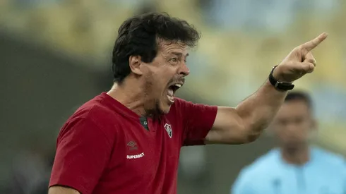 Fernando Diniz, técnico do Fluminense, durante partida contra o Atlético-GO no estádio Maracanã pelo Brasileirão Série A 2024. Foto: Jorge Rodrigues/AGIF
