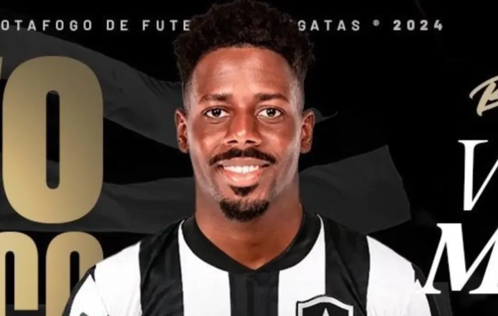 Manafá em anúncio do Botafogo. Divulgação/Botafogo.