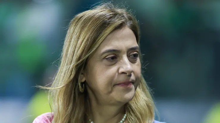 SP - SAO PAULO - 19/10/2023 - BRASILEIRO A 2023, PALMEIRAS X ATLETICO-MG - leila pereira presidente do Palmeiras antes da partida contra o Atletico-MG no estadio Arena Allianz Parque pelo campeonato Brasileiro A